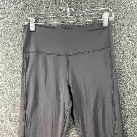 Athleta Leggings Women's Medium Petite Ultimate Stash Black Mid Rise EUC - Picture 2 of 7